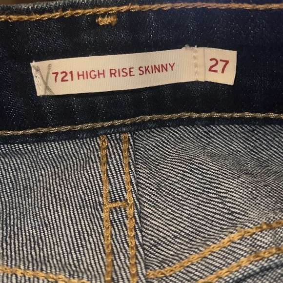 LEVIS 721 HIGH RISE SKINNY WOMEN'S JEANS/PANTS | NEW/NWOT!!🖤👖 - Picture 6 of 13